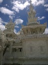 Architecture. Wat Rong Khun Thai: Ã Â¸Â§Ã Â¸Â±Ã Â¸âÃ Â¸Â£Ã Â¹ËÃ Â¸Â­Ã Â¸â¡Ã Â¸âÃ Â¸Â¸Ã Â¹ËÃ Â¸â¢, White Temple in Chiang Rai Province, Thailand